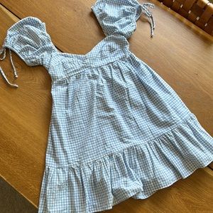 Gingham baby doll dress, medium